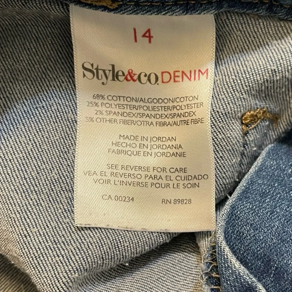 ❤️ Style & Co Retro High Rise Flare Jeans - Picture 9 of 13